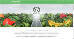 Desktop Screenshot of evolvingwellness.com